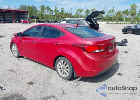 2015 Hyundai Elantra Se z USA, uszkodzony, nr VIN KMHDH4AE6FU351035
